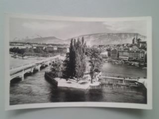 Cartoline postali: Geneve Pont des Bergues – Usato da Sargans venduto da nicsam1815