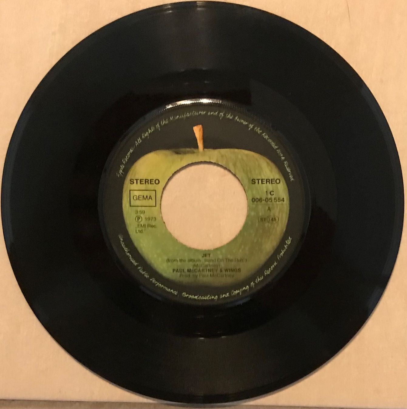 Schallplatten: PAUL McCARTNEY & WINGS - JET – Gebraucht aus Bussigny von vinyl-pas-cher