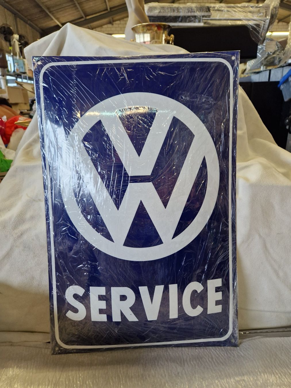 Volkswagen Insegne: VW Service Emaille Schild 60 X 40 – Usato da Wädenswil venduto da tome70 3