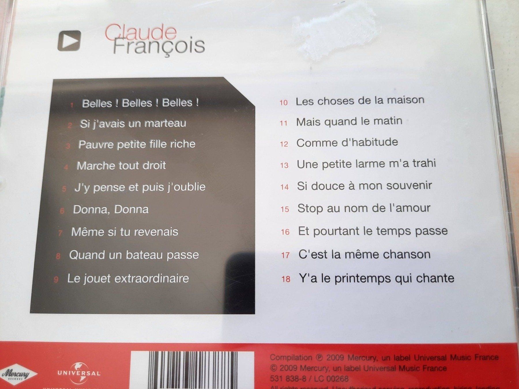 CDs: CD Master Série - Claude François – D'occasion à Pully par bro_n52j 2