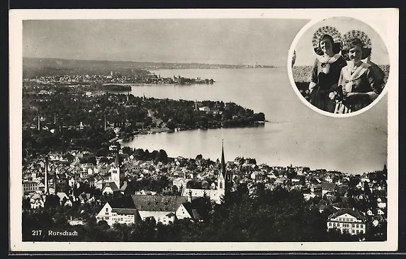 Cartes postales: AK Rorschach, Ortsansicht – D'occasion à Berlin par bartko-reher