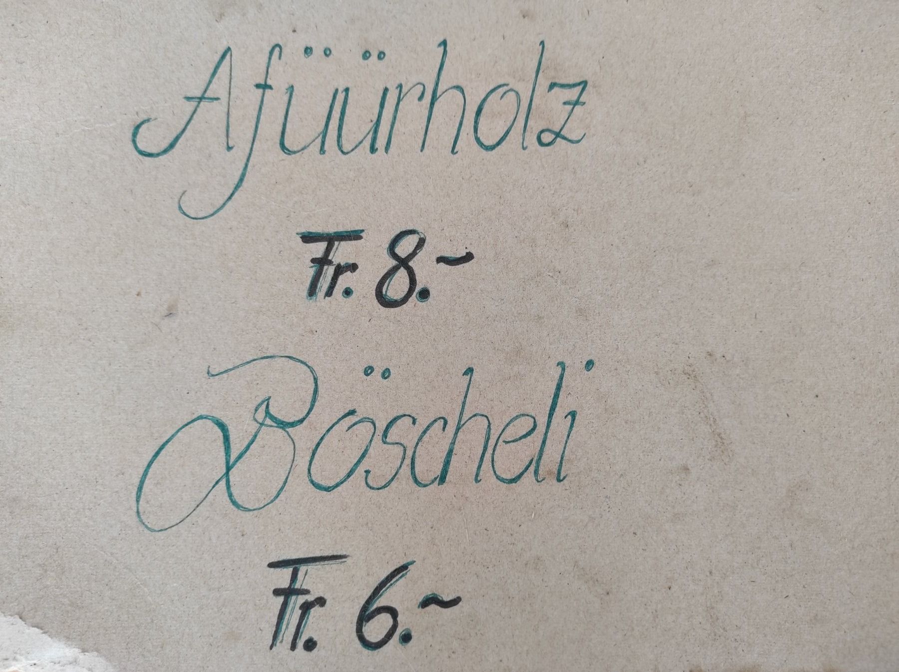 Articoli in legno: Böscheli 6.- – Nuovo (secondo la descrizione) da Gonten venduto da mad_qm68