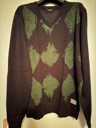 Pullover uomo Guess nero e grigio