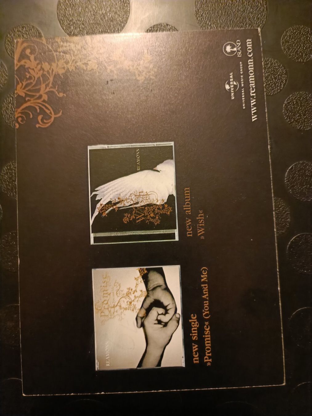 Autografi: Reamonn - handsigniert – Usato da Menziken venduto da Artographs 1