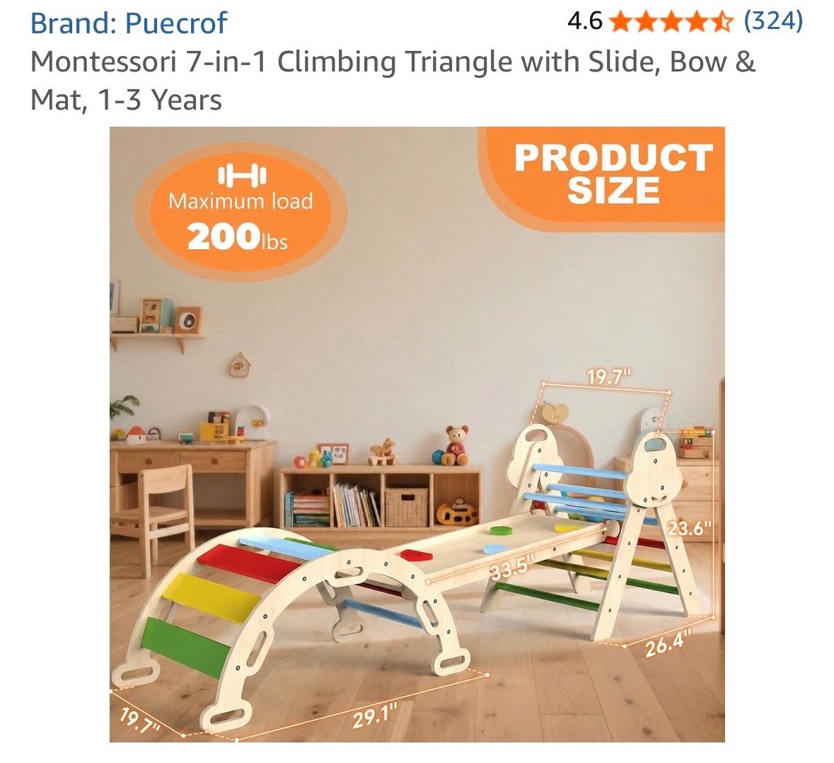 Giocattoli: Triangle d'escalade Montessori – Usato da Orbe venduto da mar_n78q 2