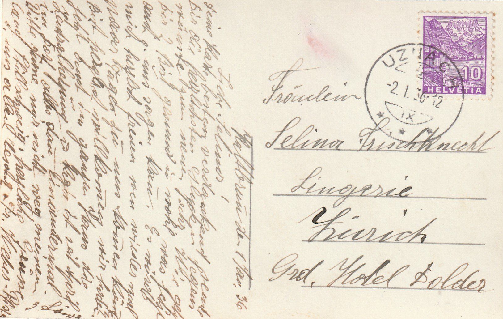 Cartes postales: Kaltbrunn Restaurant Löwen – D'occasion à Rorschacherberg par fratovi2 1