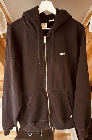 Felpa con zip Levis L ( veste XL ) colore blu scuro