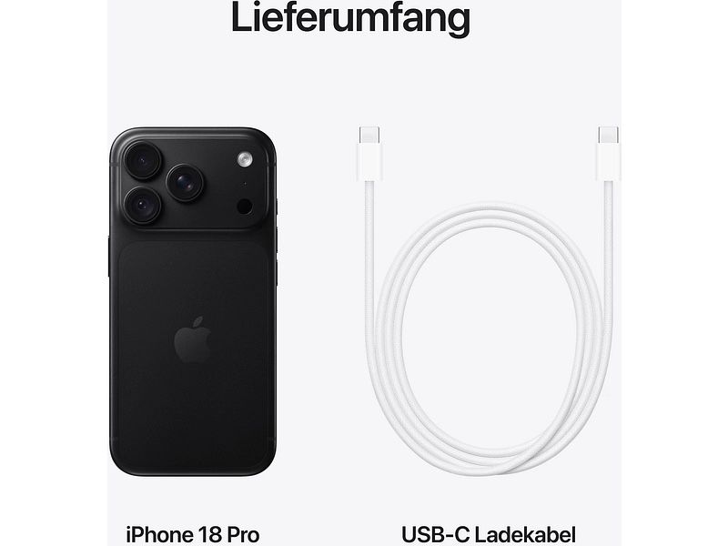 Apple Telefoni cellulari / Smartphones: iPhone 18 Pro Max 512 GB Schwarz – Nuovo e nell'imballaggio originale da Rotkreuz venduto da QuadrifoglioNero 2