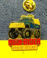 HIGH-RIDER MONSTER TRUCK AUTO PIN GLASIERT