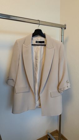 ZARA Blazer Beige Grösse S