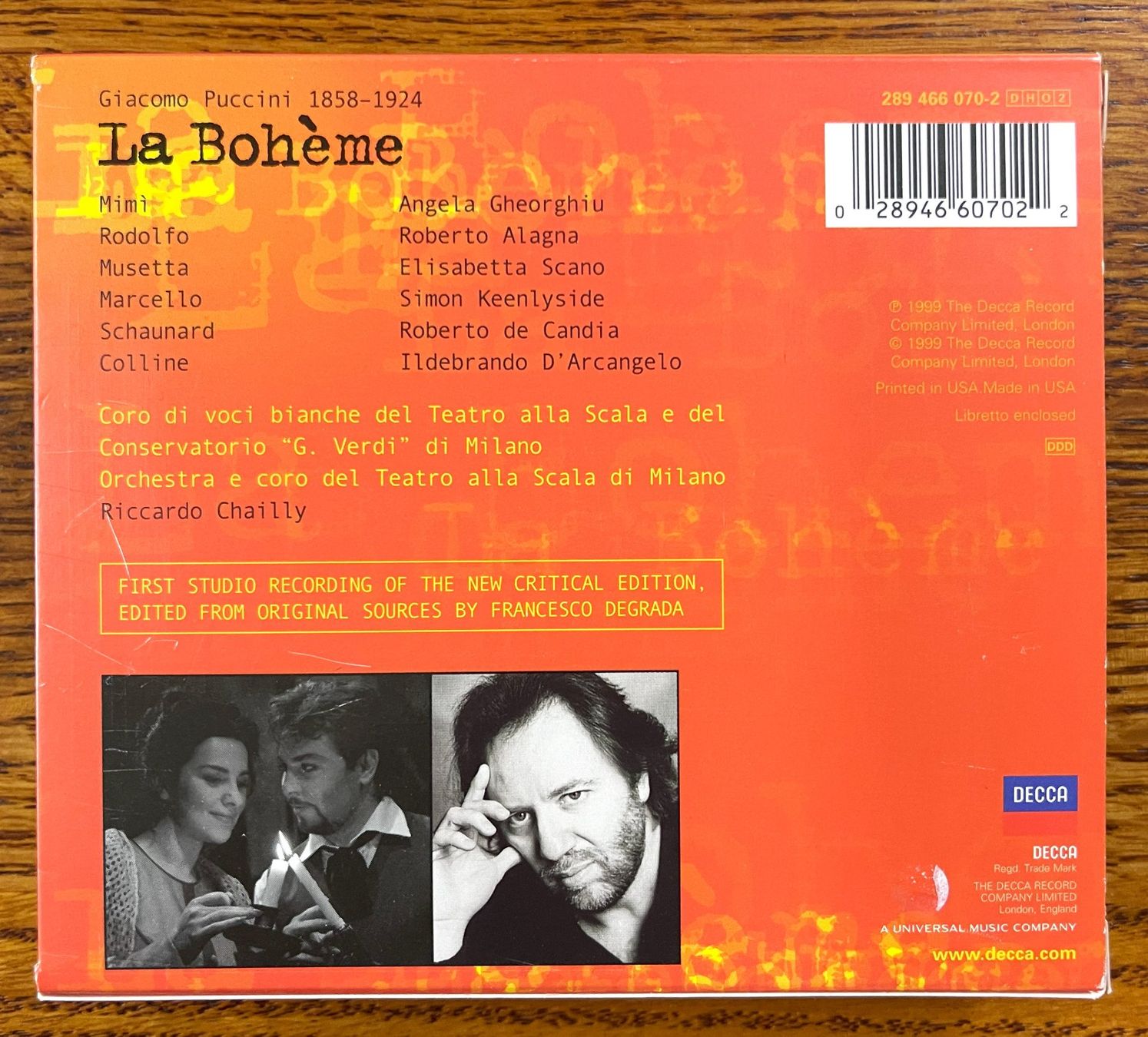 CD: CD-Box - Puccini - La Bohéme – Usato da Oftringen venduto da Vucki 2