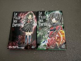 Lot mangas  La Fille des Enfers T1 et T2, manga