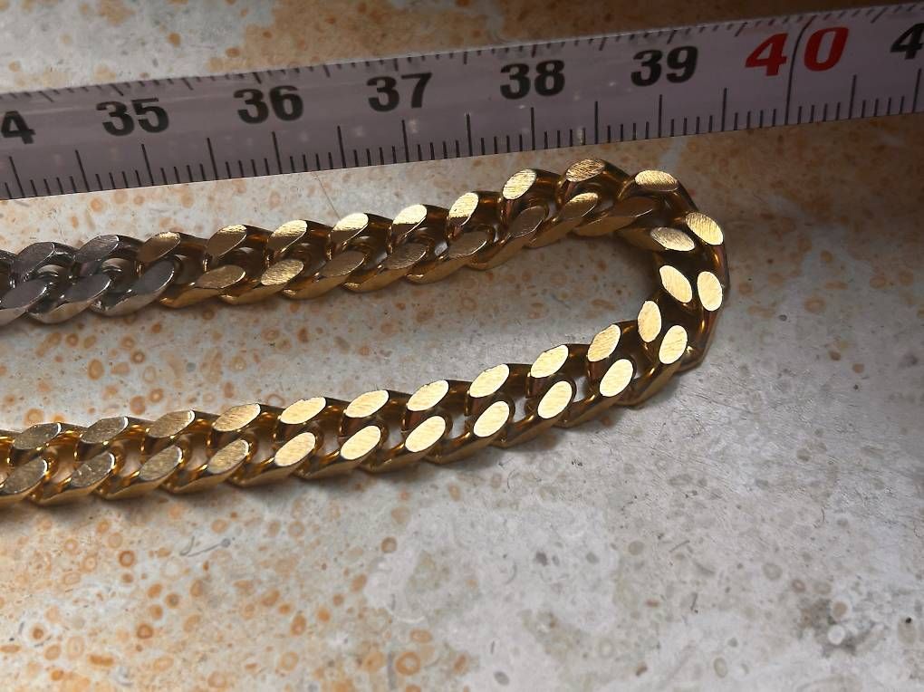 Catenine: Vintage Panzerkette gold/silber – Usato da Basel venduto da bellespirit 3