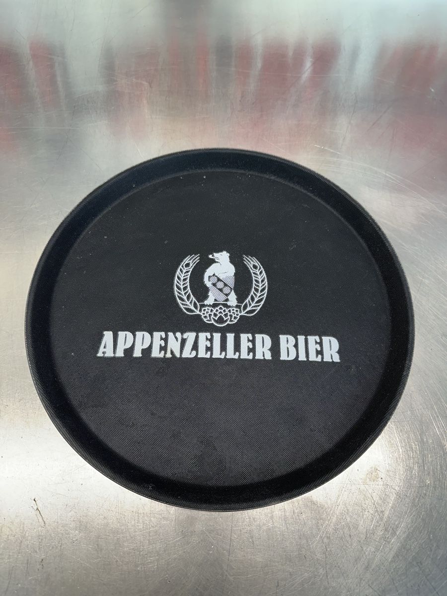 Sottobicchieri: Appenzeller Bier Tablett, schwarz – Usato da Schwende venduto da weesli