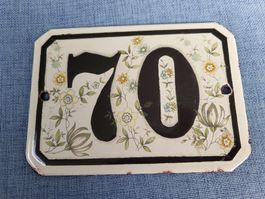 Emailschild Türschild Nummer 70