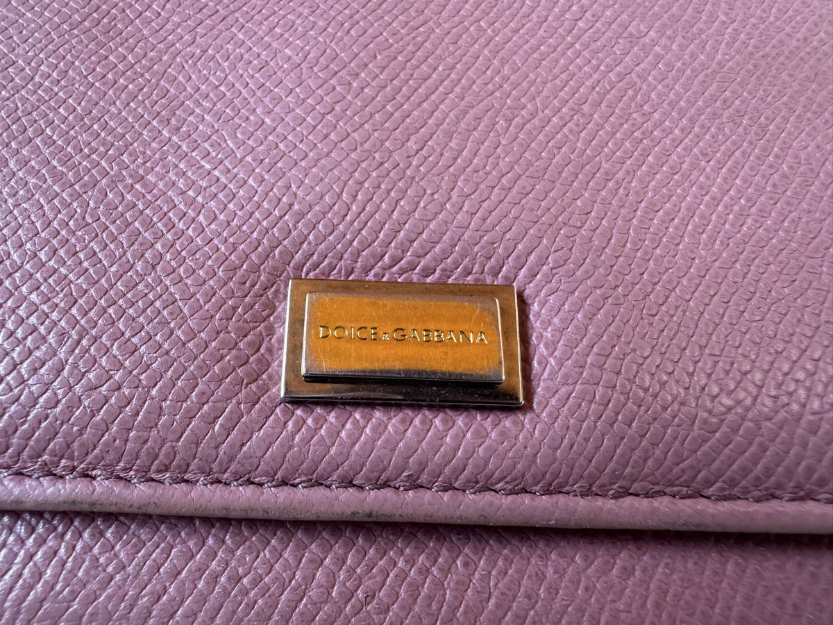Dolce & Gabbana Portemonnaie: DOLCE & GABBANA ROSA GELDBÖRSE – Gebraucht aus Nottwil von sukkus.ch 1