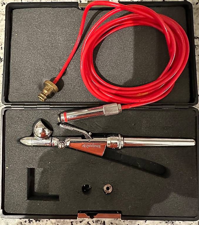 Kompressoren: Airbrush + Kompressor + Anleitungsbuch – Gebraucht aus Meilen von gsc_qg5k 1