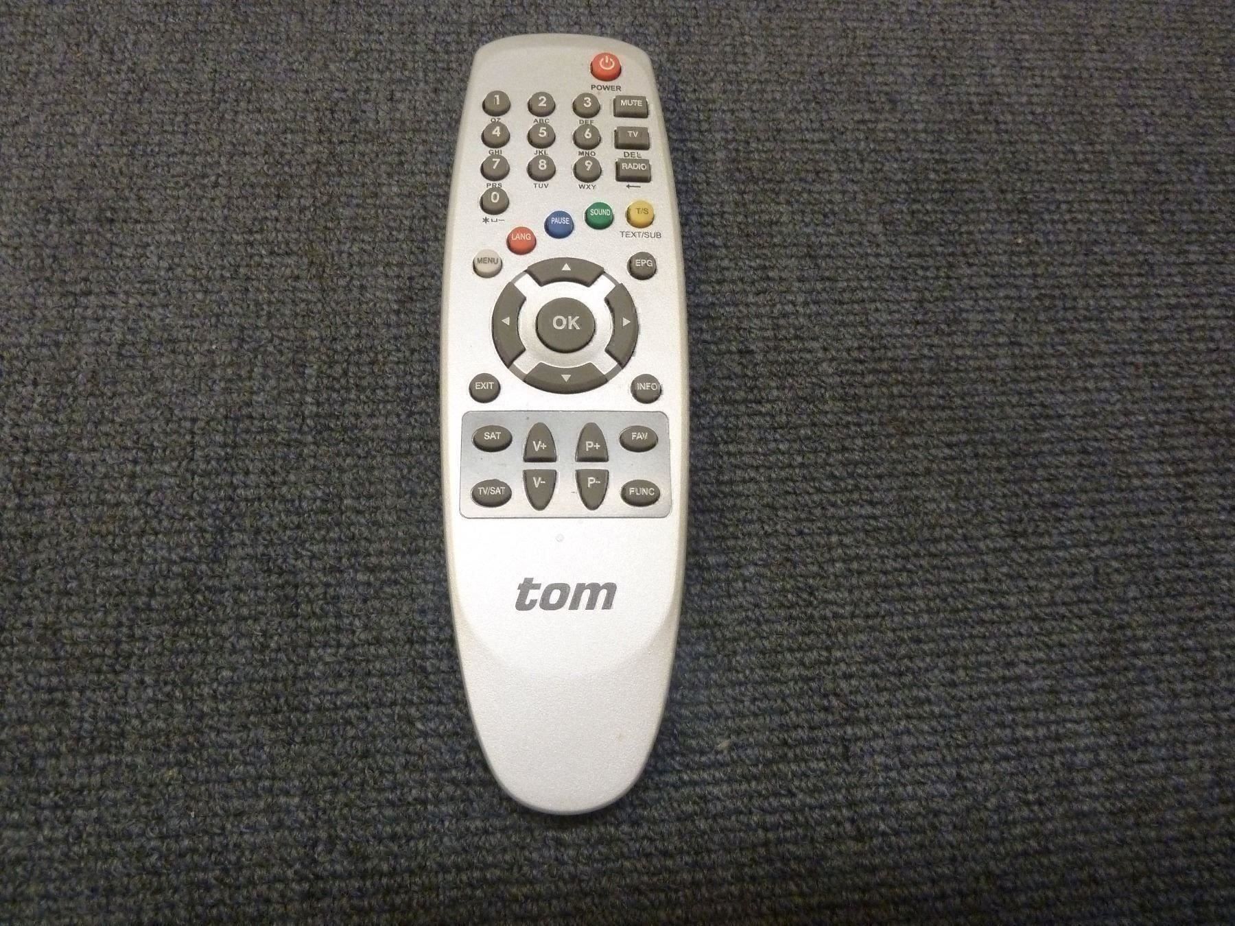 Tastaturen: TOM SAT  Fernbedienung – Neu (gemäss Beschreibung) aus Würenlingen von Schneiderhifi