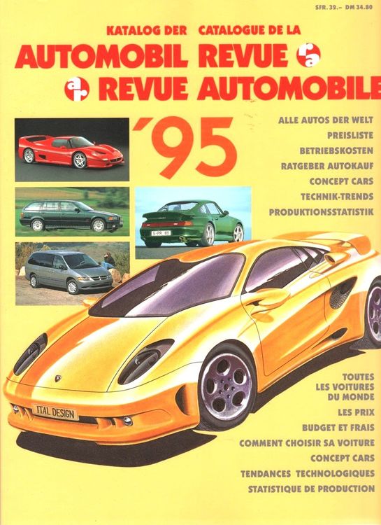 Catalogue REVUE AUTOMOBILE 1995 par HALLWAG Kaufen auf Ricardo