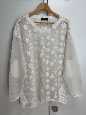 Twinset Damenpulli Gr. L - Baumwolle