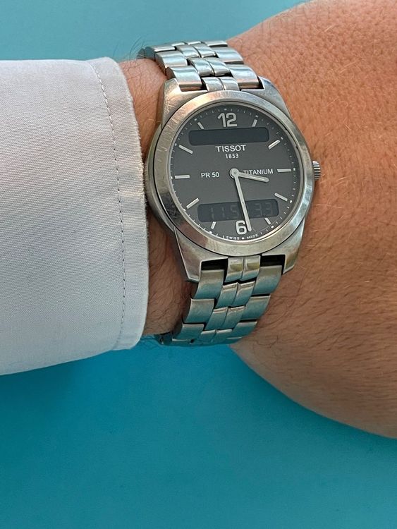 TISSOT PR50 TITANIUM Digital Analog Kaufen auf Ricardo