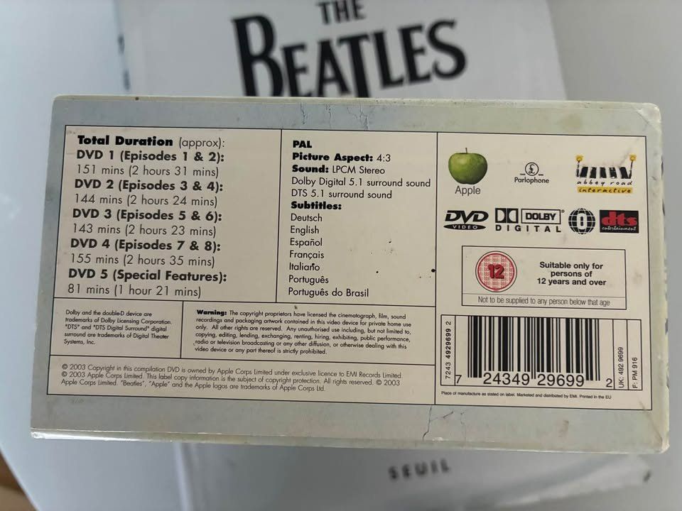 Tutti i DVDs: Livre + DVD Beatles – Usato da Areuse venduto da sis_y7dg 2
