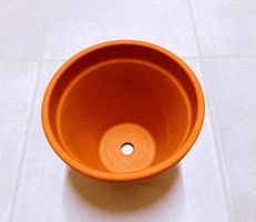 Top! Rustikaler Terrakotta-Blumentopf, ideal für den Garten