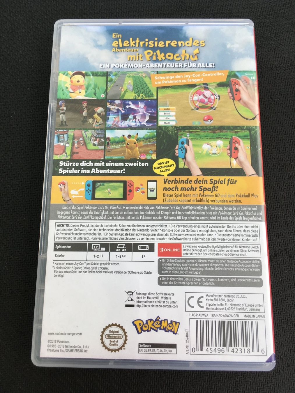 Nintendo Jeux: Pokémon Let's go Pikachu - Nintendo Switch – D'occasion à St.Gallen par sjosjo 1
