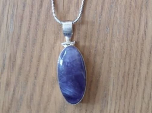 Ciondoli: Halskette mit Amethyst-Anhänger, 925er Silber – Nuovo (secondo la descrizione) da Andelfingen venduto da nicoletta11