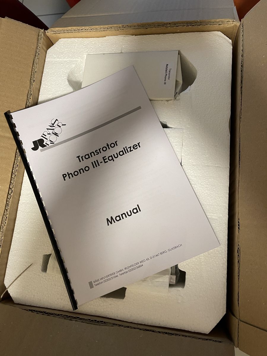 Amplificatori: Transrotor Phono III Phono Preamp MC/MM – Nuovo (secondo la descrizione) da Luzern venduto da pet_xq8m 3