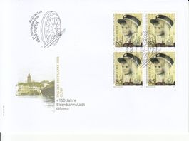 SBK 1214 im 4er-Block FDC