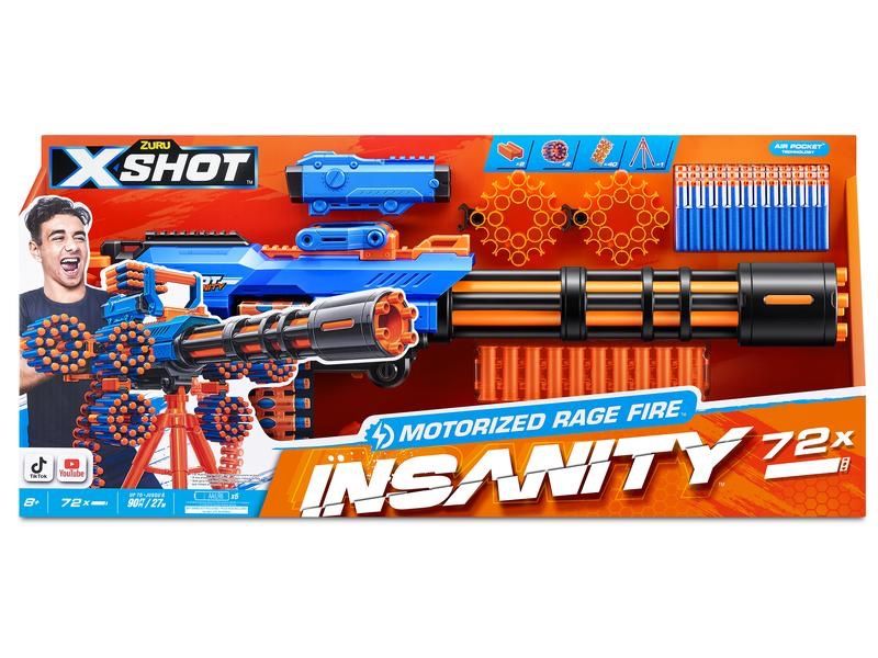Giocattoli: X-Shot Insanity Motorized Rage Fire – Nuovo e nell'imballaggio originale da Moutier venduto da francisco20 1