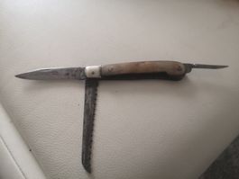 Bauermesser Losli Vintage Taschenmesser mit Holzgriff