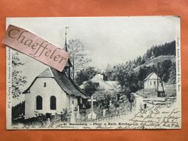 Ansichtskarte St. Beatenberg Kirche gelaufen 1904