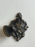 Wandglocke Messing antik dekorativ mit Kette (S12)