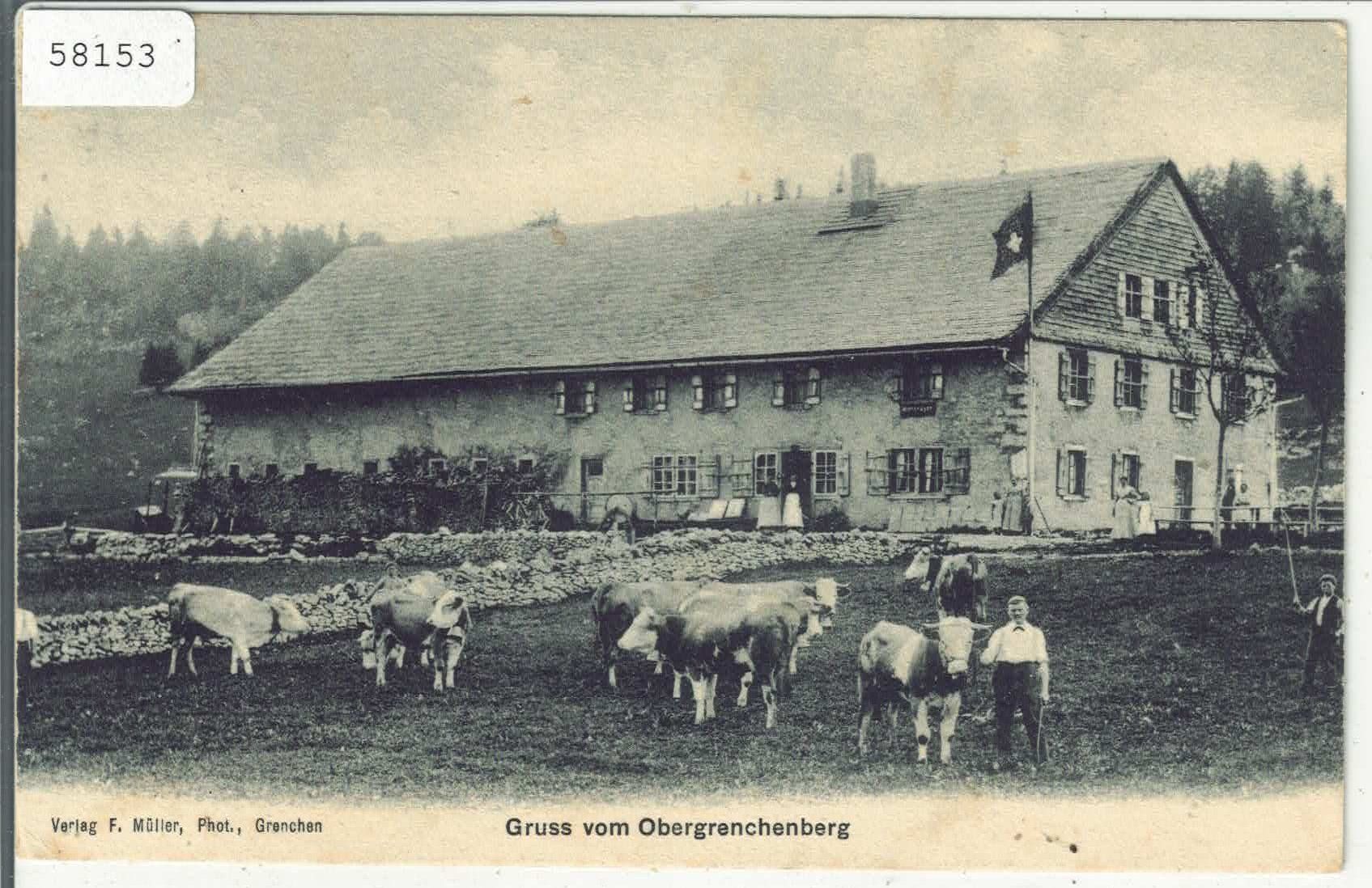 Cartoline postali: Gruss vom Obergrenchenberg - animee – Usato da Ettingen venduto da Kartenplanet