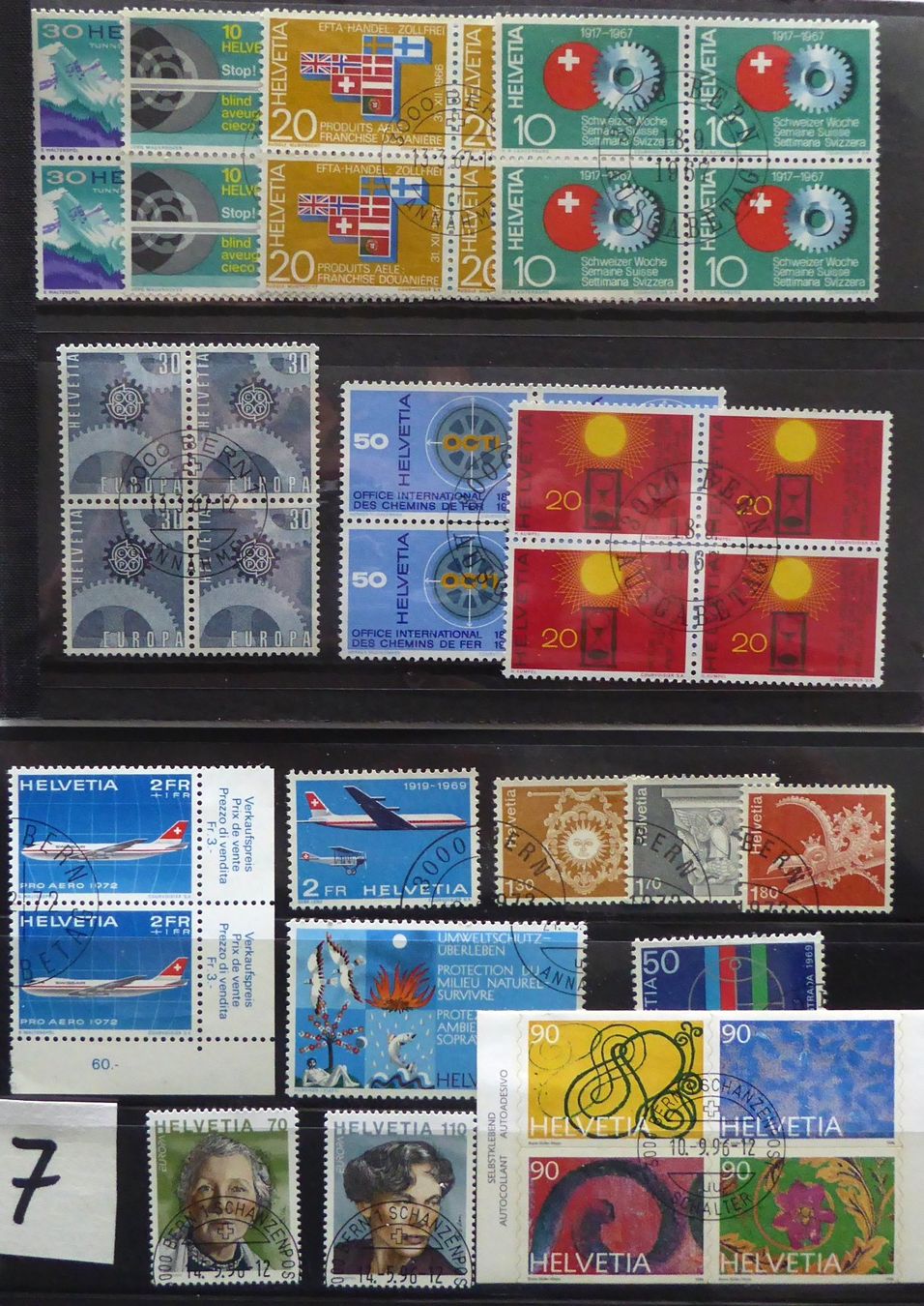 Alle Briefmarken: Sauber gestempelte Werbemarken – Gebraucht aus Aesch BL von Kauri1