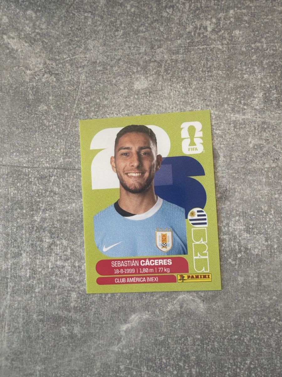 Panini Carte collezionabili:  Sebastiaan Caceres Panini URU6 – Usato da Pfeffingen venduto da Fantasy1971