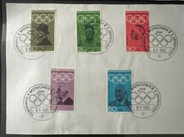 Olympia München Ersttag 1968