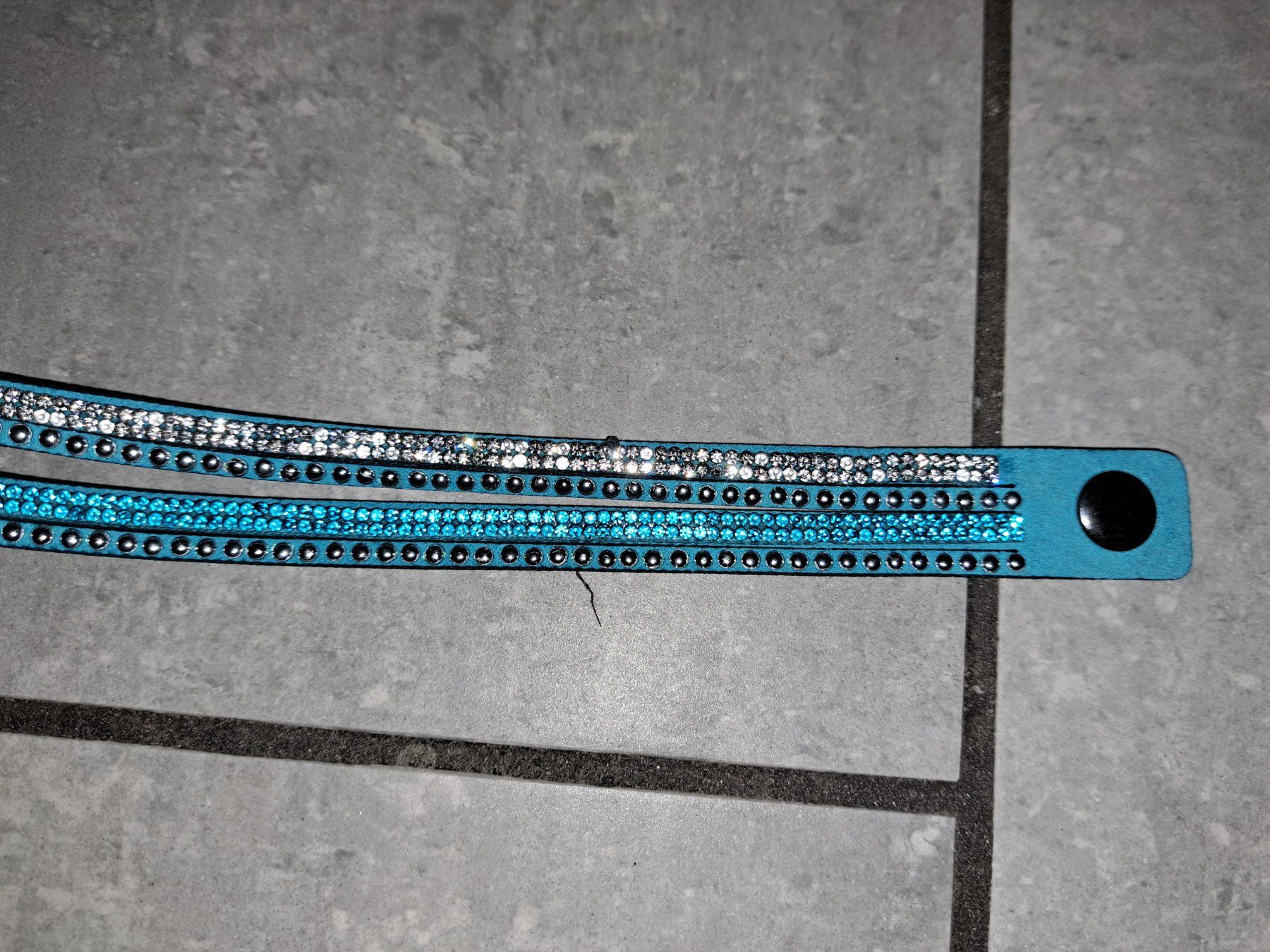 Bracciali & Braccialetti: Glitzer Armband türkis 4er NEU – Nuovo e nell'imballaggio originale da Killwangen venduto da KIANA08 1