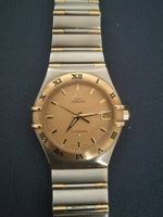 Omega Constellation Gold Steel Herrenarmband Uhr