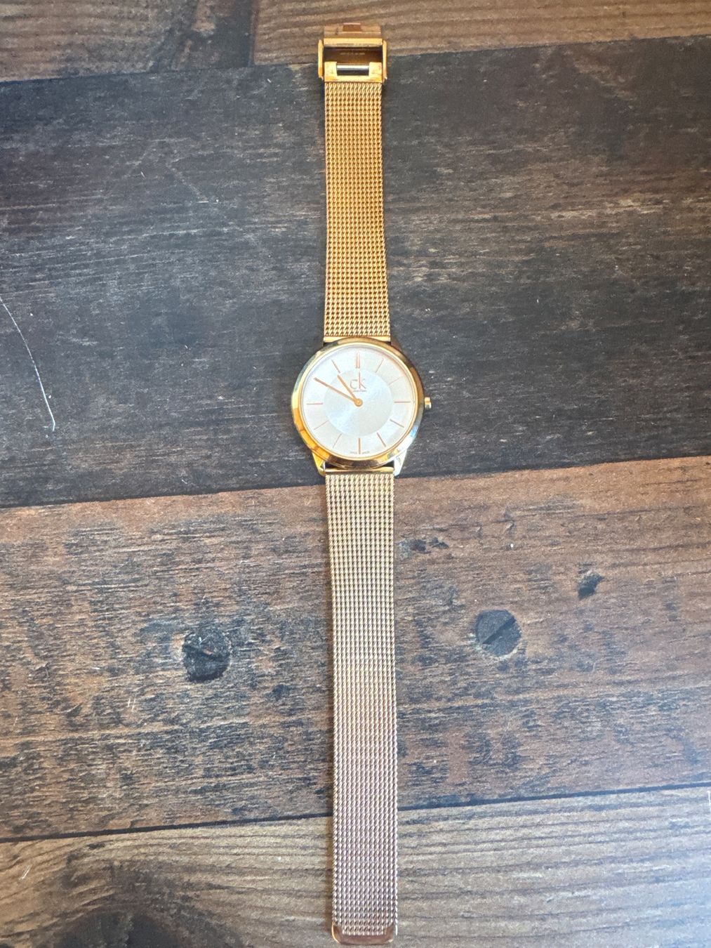 Calvin Klein Orologi: Superbe Calvin Klein minimal plaquée or – Usato da Erde venduto da CBarts