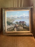Charles Duvoisin, vue sur le Lac Leman