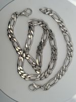 Kette -Bracelet  Silber 925 11mm  Breit 50 cm+ 21cm Länge 