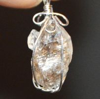 Anhänger L-7904 – Herkimer Diamant ca. 2,5cm