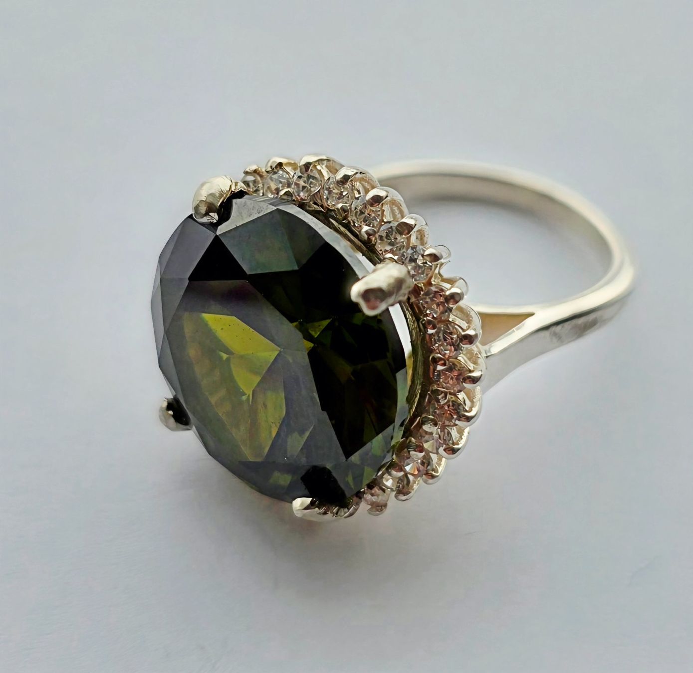Anelli: Fingerring grüner Topas – Nuovo (secondo la descrizione) da Zürich venduto da Benedikt21 2