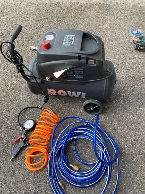 ROWI Luftkompressor mit Zubehör Neuwertig (Neu (gemäss Beschreibung ...