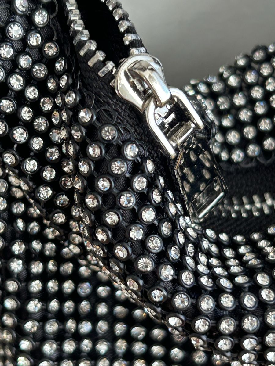 Borse da donna: Schwarze Mini Handtasche mit Strasssteinen - Party – Nuovo (secondo la descrizione) da Gunten venduto da starfish3 3