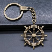 Exquisite antike Bronze-Farbe Rudercharms-Anhänger (45x40mm)