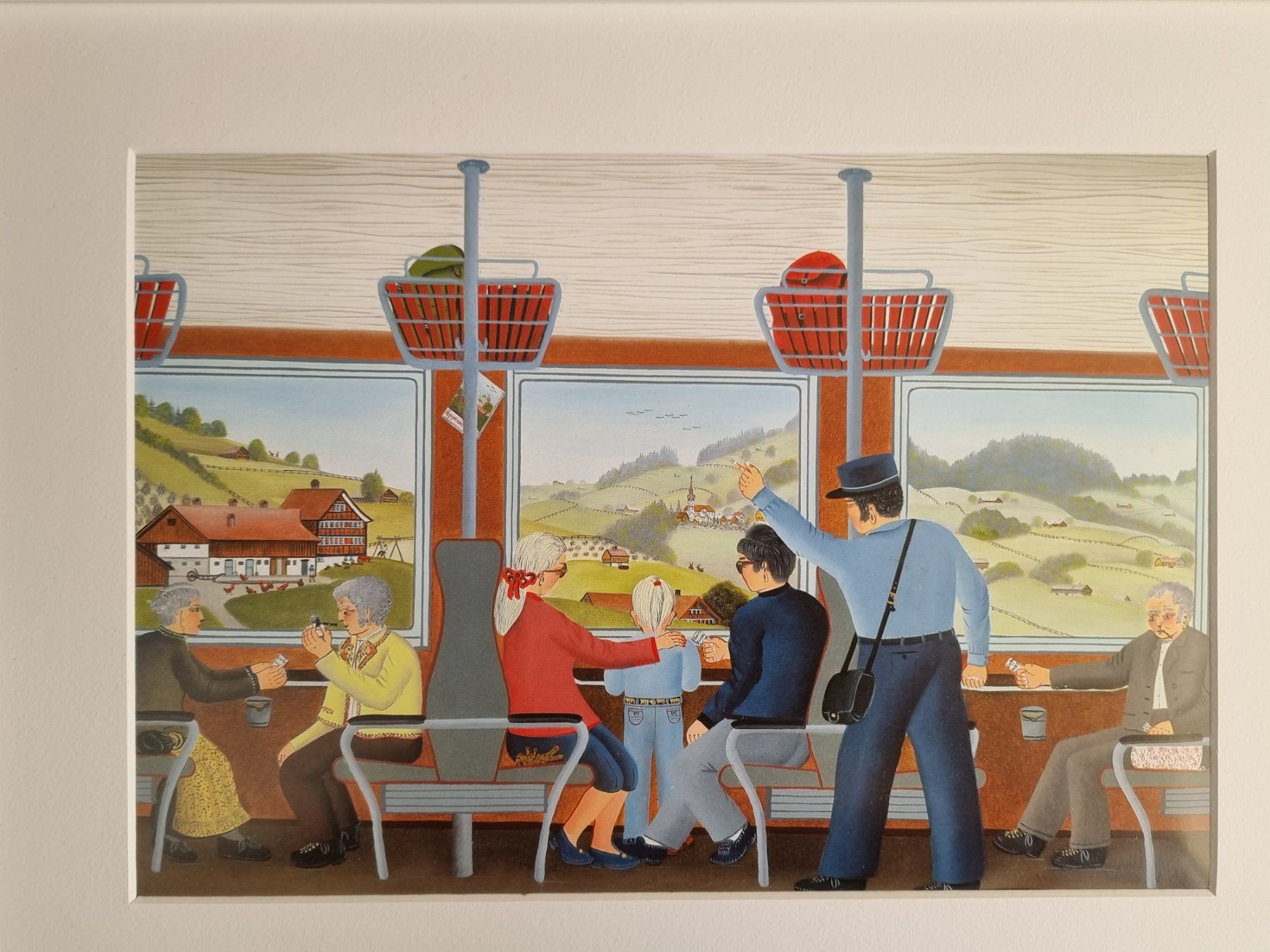 Foto & Immagini: BARBARA BILD HINTER PASSEPARTOUT MONTIERT MIT RAHMEN – Usato da Gersau venduto da grafik-kunst 2